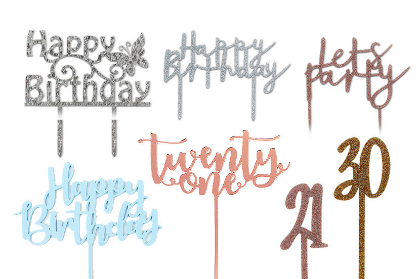 Acrylic Toppers