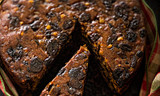 How to cut a fruit cake